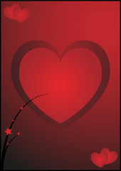 Hearts background