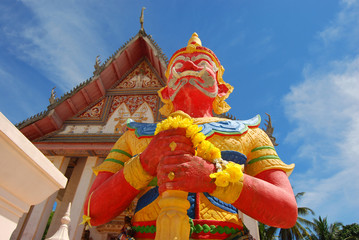 A thai temple guard