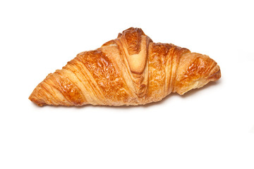 Croissant  isolated on a white background.
