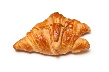 croissant's on a white background.