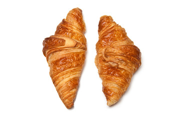 Croissant  isolated on a white background.