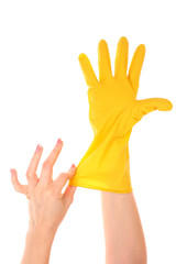Latex Glove For Cleaning
