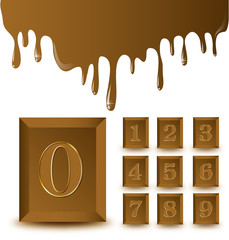 1-0. Chocolate numbers.