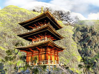 Zen Buddhist temple