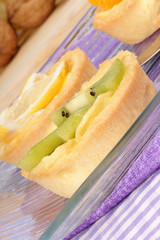 Assorted mini fruit tarts