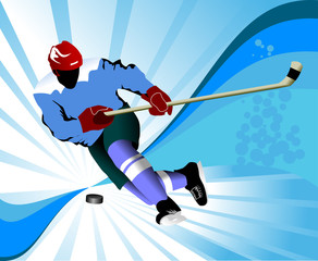 Obraz premium gold hockey puck