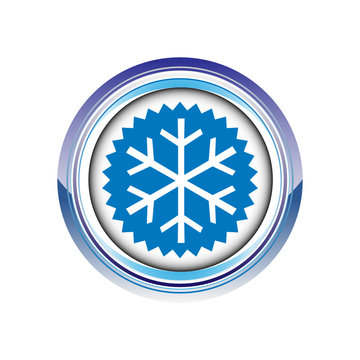 froid neige flocon hiver logo picto web ic&ocirc;ne design symbole