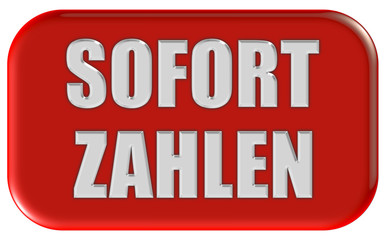 Button rot Ecken rund SOFORT ZAHLEN