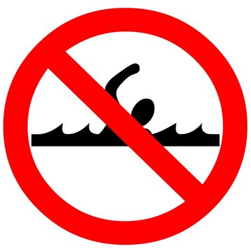 Prohibido ba&ntilde;arse