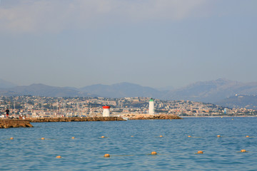 Fototapeta na wymiar French Riviera coast