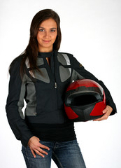 Beautiful biker