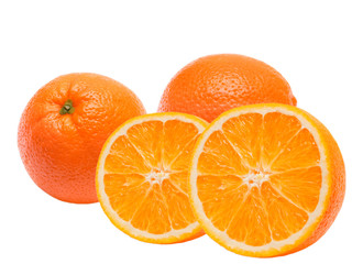 orange isolated on white background