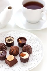 tea and chocolates