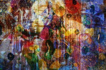 Fototapeta premium Water, drops, surge,wall;; dirty; backgrounds;