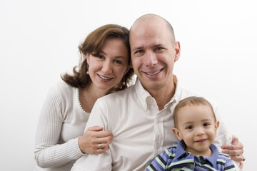 Family enjoying at home