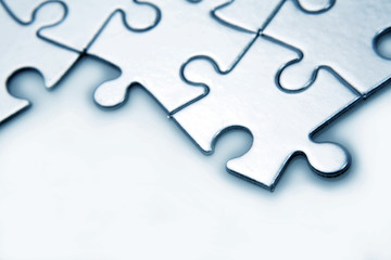 Fototapeta premium Jigsaw puzzle pieces