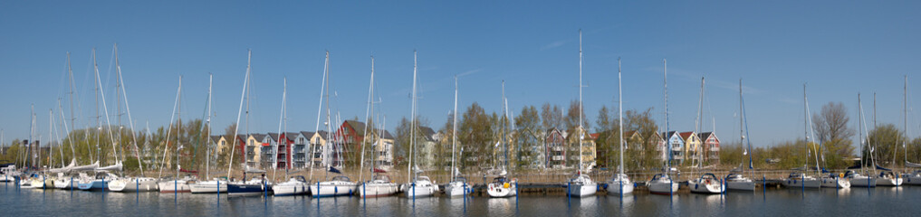 Fototapeta na wymiar Marina Greifswald