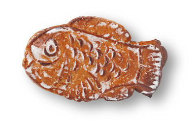 Figured cake in form fish