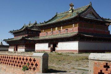 Obraz premium Monastere, Mongolie