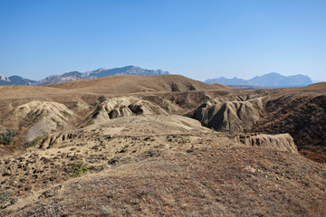 hills and mountain
