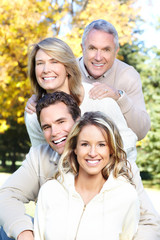 Fototapeta premium Happy family
