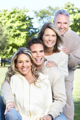 Fototapeta premium Happy family