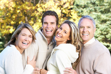 Fototapeta premium Happy family