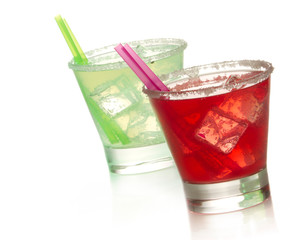 Margaritas with lime