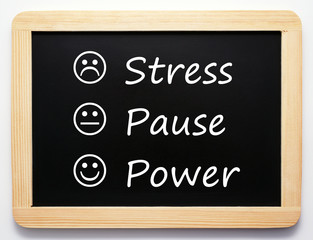 Stress / Pause / Power - Performance Concept