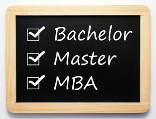 Obraz premium Bachelor / Master / MBA - Career Concept