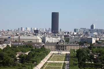 Aerial view of Paris