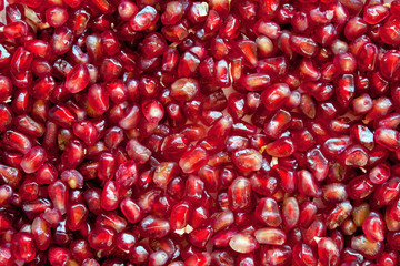 Grains of pomegranate