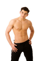 Fototapeta premium Young athlete man