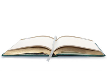 notepad with gold lettering