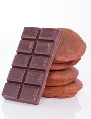 SONYpile de biscuits au chocolat noir