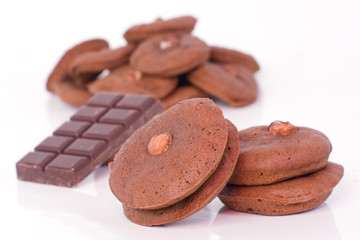 petits biscuits au chocolat