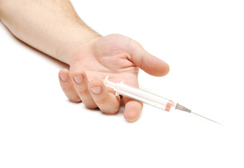 heroin overdose concept, drug addiction concept