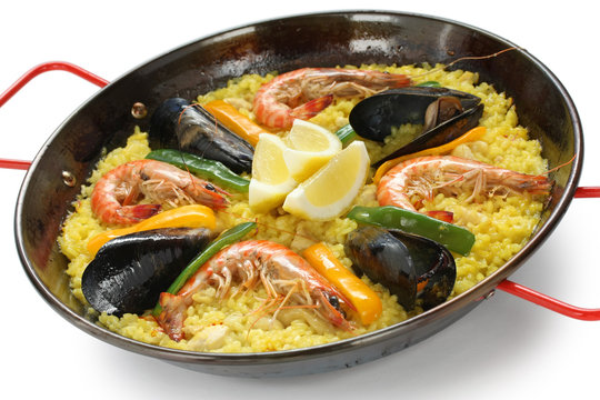 paella , spanish rice dish