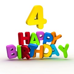 happy birthday 4