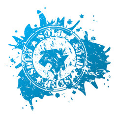 House sale stamp design