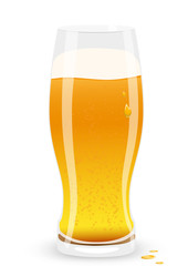 Lager beer. Vector illustration.