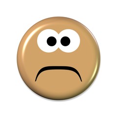 Emoticon  mit schlechter Laune