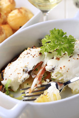 Vegetarian potato dish