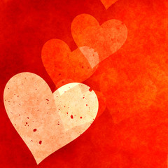 Obraz premium Red hearts