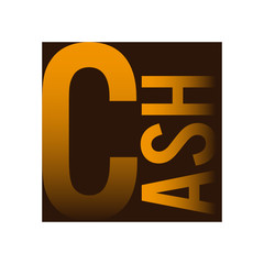cash paiement logo picto icone symbole mot alphabet graphisme