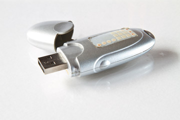 Handy drive isolated on a white background