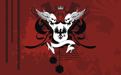 heraldic coat of arms background005