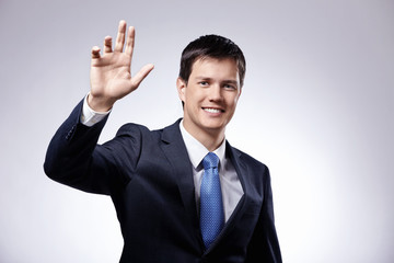 Friendly businessman