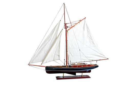 Sail ship isolated