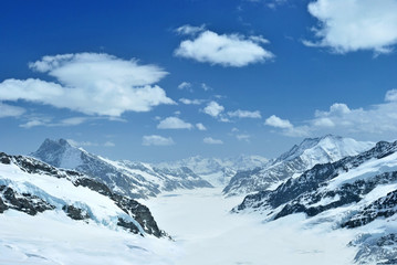 Fototapeta na wymiar aletsch glacier